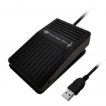 USB &uuml;he jalaga l&uuml;liti &Uuml;he klahviga Kohandatud jalgl&uuml;liti Juhtklaviatuur Hiire M&auml;ngupuldi tegelane must