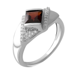 Naturaalse granaadiga h&otilde;bes&otilde;rmus 1,29 ct (2051602) 4,23 gr. 925 n&auml;idist 18