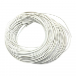 Madalpinge silikoonkummist k&uuml;ttekaabel elektriline k&uuml;ttejuhe k&uuml;ttepadja soojendusmati jaoks 0.6&Omega; 50m valge