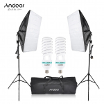 Andoer Photography Studio Cube Umbrella Softbox Light Lighting Telgikomplekt Fotovideotehnika 2 * EU Plug