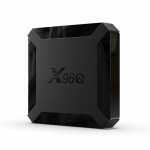 X96Q TV-boks Android 10.0 Allwinner H313 neljatuumaline ARM Cortex A53 TV digiboks toetab 4K 3D meediapleierit US Plug must