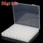 56/48/32/12 pesa plastikust 5d teemantmaalimise tarvikute kast helmed kuvari hoiukarp teemanttikandi ristpistet&ouml;&ouml;riistade jaoks 56 grids