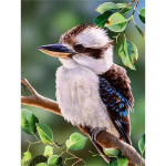 Teemantkunst maalimine linnupuu kodukaunistus Teemanttikandid Loomade mosaiik Ristpistega seinakleebis Full Round 20x25CM