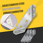 5 tk/komplekt Kasulik roostevastane tugev m&ouml;&ouml;blikinnitus universaalne kolmnurkne fikseeritud kronsteini parandamine