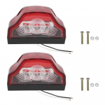 3 LED numbrilampi veekindel E9 veoauto haagisele valge tuli 12V-24V auto numbrim&auml;rgi tuli