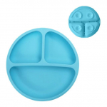 Beebi silikoonist s&ouml;&ouml;gitaldrik Laste toitmistaldrik Sucker Bowl Lasten&otilde;ud V&auml;ikelaste treeninglauan&otilde;ud roheline