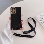 Crossbody kaelarihmaga kaetud telefoni&uuml;mbris samsung S22 Ultra 5G Candy Color pehme silikoon P&otilde;rutuskindel kaitse tagakaas Galaxy S21 Plus S20 FE jaoks S21 Ultra