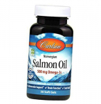 Norra l&otilde;he&otilde;li, Salmon Oil, Carlson Labs 50kaps (67353001) 50softgels