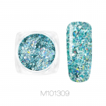 ROSALIND Nails Art Glitter Pigment Puuder Geel-lakk Peegel Manik&uuml;&uuml;r S&auml;deled K&uuml;&uuml;ntele UV Dekoratsioonid Kroom Holograafiline K&uuml;&uuml;s