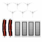 Lisatarvikud XIAOMI Roborock 6Tk K&uuml;lghari 4Tk Filter 2Tk P&otilde;hihari Sobib vaakumile mitmev&auml;rviline