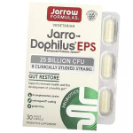 Probiootikum, Jarro-Dophilus EPS 25 miljardit, Jarrow Formulas 60 k&ouml;&ouml;giviljakapslit (69345003) 30vcaps