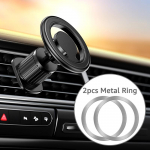 Auto magnetiline telefonihoidik Magsafe Ring Case Armatuurlaud &otilde;hu v&auml;ljalaskeava kinnitus 360 kraadi p&ouml;&ouml;ratav iPhone'i Samsungi autotarvikutele