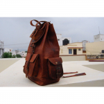 Pruun Vintage kitsenahast seljakott T&otilde;eline kotikott ehtne s&uuml;learvuti messenger. M&otilde;&otilde;dud 16x8 tolli 16x8 Inches pruun