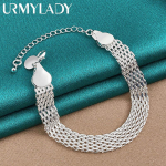 925 h&otilde;bedane 10 mm kootud kett Tutid K&auml;ev&otilde;ru Moeehted 20cm