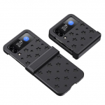 Kriimustusvastane Zflip4 telefonikoti &uuml;mbris Samsung Galaxy Z Flip4 Flipo 4 5g Flip3 Flip 3 libisemiskindlate mobiiltelefoni&uuml;mbriste jaoks for Samsung Z Flip 4 taevasinine v&auml;rv