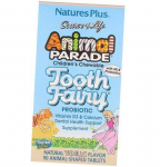 Laste probiootikumid hammastele, Animal Parade Tooth Fairy Children's, Nature's Plus 90 tab Vanilla (72375013) 90tab Vanilla