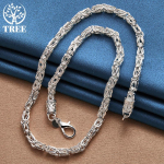 925 h&otilde;bedane 20-tolline 5 mm kraanist kett kaelakee ehted 50cm