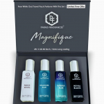 Magnifique luksuslik parf&uuml;&uuml;mi kinkekomplekt meestele/naistele ((4 tk 20 ml) Muskus, Maldiivid, Hawaii, Black Royal)