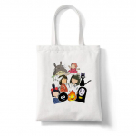Totoro Studio Ghibli Miyazaki Hayao ostukott Anime kotid Cartoon Print Ostukotid Eco Canvas Tote Bag Pacakge Beach K&auml;ekott 31*36cm