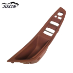 LHD eesmise vasaku siseukse paneeli k&auml;epideme t&otilde;mmake trimmiga akna l&uuml;litipaneel sobib BMW F10 F11 520i 528i jaoks Red Brown LHD brown