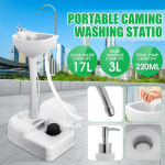 Kaasaskantav pesujaam Mobiilne eraldiseisev k&auml;tepesuvalamu telkimiseks, haagissuvilate, v&auml;litegevuste pesulaud