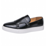Briti stiilis vulkaniseeritud tossud meestele Uued vabaaja nahast kingad meestele Yuppie Slip On Boat Loafers, suur suurus 46 meeste lamedad kingad 38 must