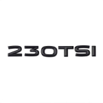 230TSI 280TSI 330TSI 380TSI auto logo kleebis pagasiruumi embleemi m&auml;rgi kleebis Golfile Touareg Jetta Passat CC Vento Bora Beetle Polo 230TSI must