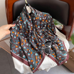 Kvaliteetsed luksuslikud siidist sallid peapael Sallid kaelasall naistele kett siidist sall naiste dekoratiivne sall 90-90cm