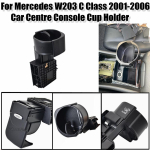 High quality Center Console Drink Water Cup Holder For Mercedes W203 C Class Drink Stand Beverage holder C200 C230 C300 black