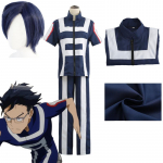 Anime Minu kangelase akadeemia Iida Tenya Todoroki Shoto Cosplay J&otilde;usaali riided S&auml;rgid P&uuml;ksid Parukas Halloweeni Karnevali peo kost&uuml;&uuml;mid L-(Costume+Wig)