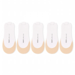 FINETOO Ice Silk N&auml;htamatud sokid Libisemiskindlad No Drop Heel Poolsokid K&otilde;rge kontsaga sokid Naiste suvesokid beež