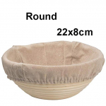 Rootangist leivakorv Naturaalne ovaalne rotangist vitstest taignast fermentatsiooniga leivakorv Round 22X8