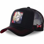 Uus kaubam&auml;rk Anime 62 K&otilde;ik stiilid Snapback Cap Puuvillane pesapallim&uuml;ts Mehed Naiste Hip Hop Isa M&uuml;ts Trucker v&otilde;rguk&uuml;bar C-17 BLACK