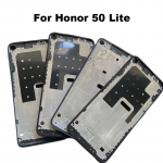 New Middle Frame For Huawei Honor 50 Lite Front Bezel Cover Metal Chassis Housing Back plate LCD Holder must