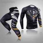 2tk Long Johns meeste termopesu komplekt Fitness s&auml;&auml;rised Base Compression spordi&uuml;likond aluspesu XL