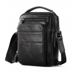 Ehtsast nahast &otilde;lakotid meestele Messenger Bag Vintage Tote Crossbody Bags k&auml;ekott must