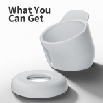 Kaamera silikoonist kaitsekate v&auml;listingimustes kasutatavad ilmastikukindlad korpused, mis &uuml;hilduvad Google Nestiga valge