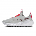 Nike Flex Runner 2 GS Light Smoke Team Red Laste tossud Hall Light-Smoke-Grey Valge DJ6038-009 38.5
