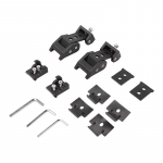 Mootori kapoti riivid Lukustuskapoti lukustuskomplekt alumiiniumsulamist kapoti lukud &uuml;hilduvad Jeep Wrangler JK JL JT must