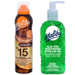 Malibu spf15 kaitsepalsam 175ml + aaloegeel p&auml;rast p&auml;evitamist 200ml