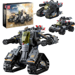 MOLD KING Kolm &uuml;hes STEM kaugjuhtimispuldi robotiehituskomplekt 15083 kingitused t&auml;iskasvanutele ja lastele 8+(588 t&uuml;kki)