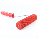 V&auml;rvirullide komplekt raamidega, katte t&auml;itmine, nurga all olev pintsel,