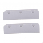 2 tk PVC paadiistme konksu klambrid, kinnitusdetailid kummiriba jaoks