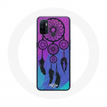 Oppo A53 Case Dream Catcher must sinine ja lilla taust