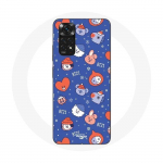 &Uuml;mbris Xiaomi Redmi Note 11 4G BTS Bangtan Sonyeondan BT21 Christmas 2023 jaoks