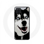 &Uuml;mbris Samsung Galaxy A22 4G Siberian Husky Blue Eyes jaoks