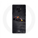 &Uuml;mbris Samsung Galaxy Note 9 Formula 1 Max Verstappen F1 must punane ja kollane