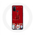 &Uuml;mbris Oppo A53 BTS Bangtan Boysi punase taustaga j&otilde;ulukingituseks 2023