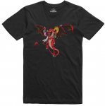 Tiamat Dragon Monster Rollim&auml;ng Retro Regular Fit Tee Unisex T-s&auml;rk S