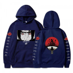 Mehed ja naised Jaapani anime Naruto Graafiline Uchiha Itachi Klassikaline kapuuts Kampsun-Hoodie S&uuml;gis- ja talvine s&ouml;rkimisspordir&otilde;ivad XXL